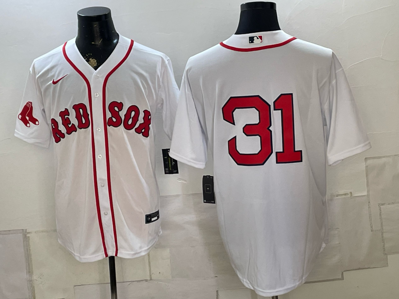 2026 Men Boston Red Sox #31 white Nike MLB Jersey 08240035->boston red sox->MLB Jersey
